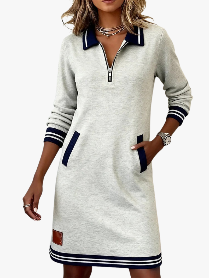 Beaumont | Zip Collar Dress