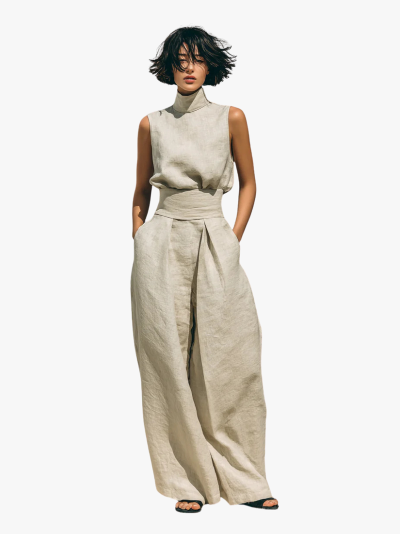 Beaumont | Wide Cotton Two-Piece Set
