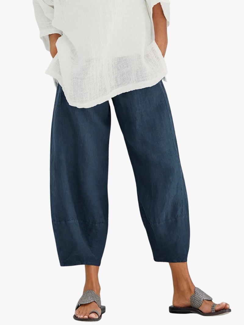 Clara | Cotton Crop Pants