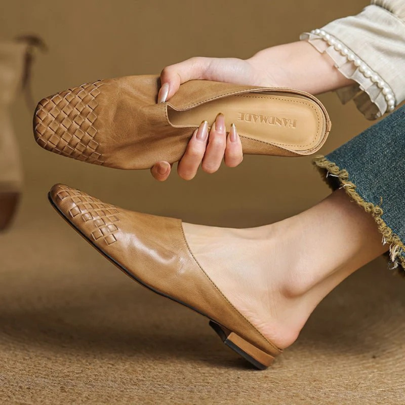 Ina | Women's Orthopedic Comfort Leather Mules